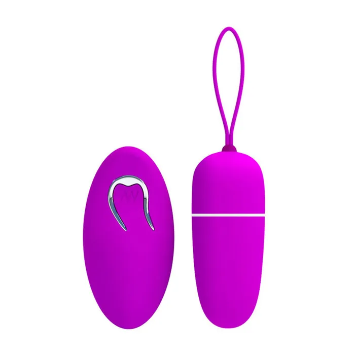 Vibrators Pretty Love Pretty Love Bradley 12 Function Remote Egg Vibrator Purple
