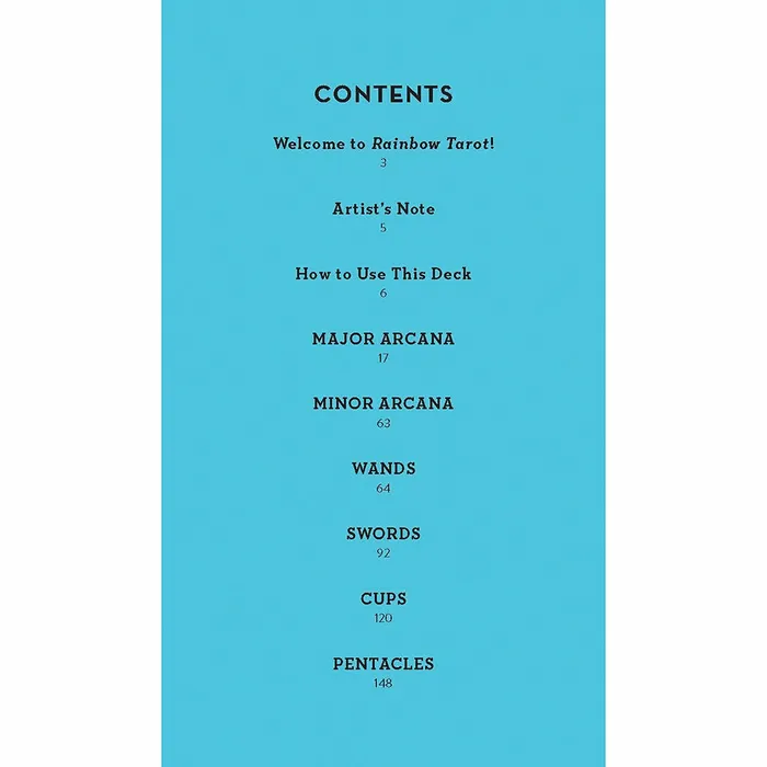 Hachette Book Group Anal Rainbow Tarot 78 Cards Guidebook