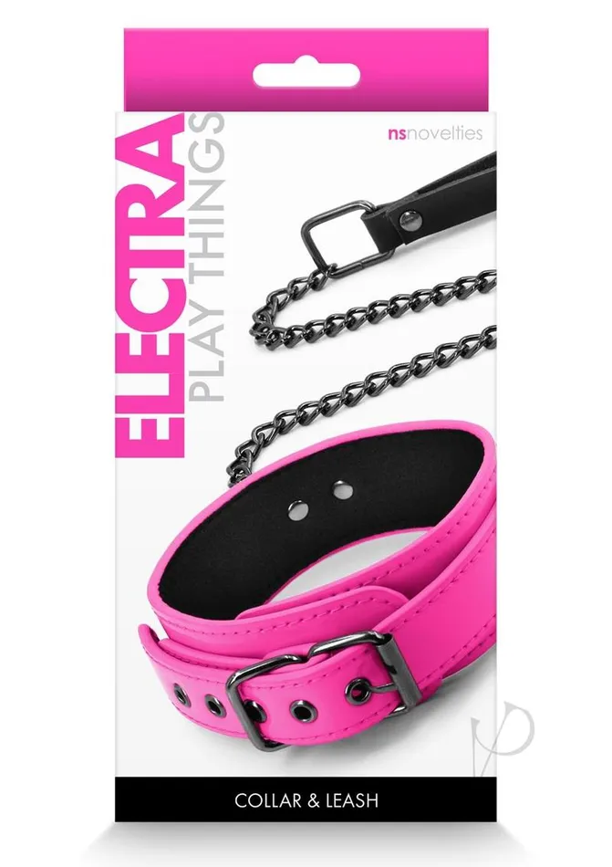 Electra Play Things Vibrators Electra Play Things Collarleash Pink Electra Play Things Vibrators Electra Play Things Collarleash Pink