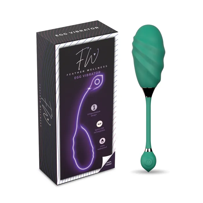 Feather Wellness Female Sex Toys Egg Massager