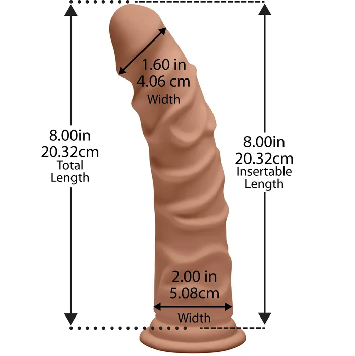 The D Ragin D 8 Inch Caramel Doc Johnson Anal The D Ragin D 8 Inch Caramel Doc Johnson Anal