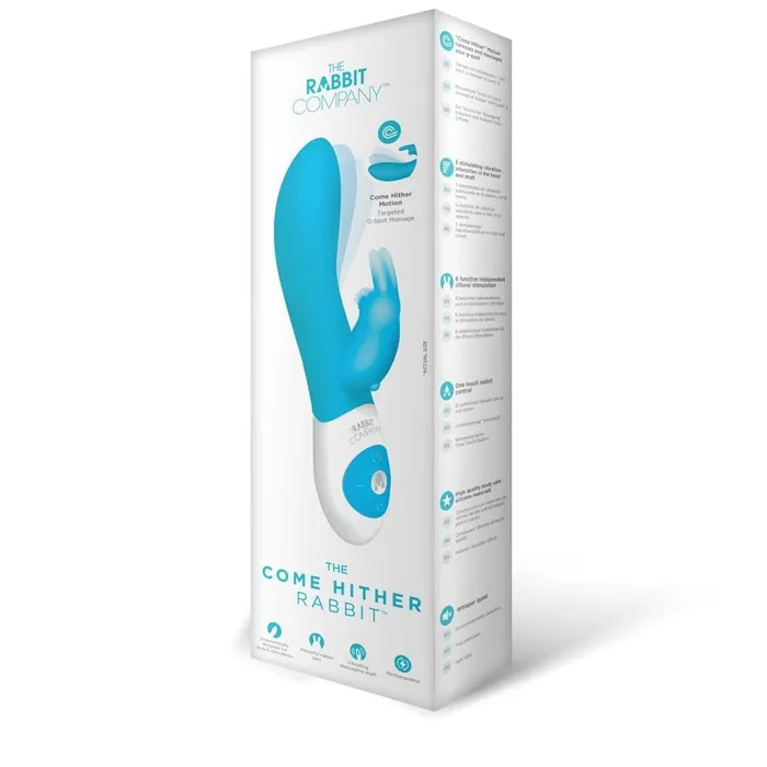 Vibrators The Rabbit Company The Come Hither Rabbit Blue The Rabbit Company