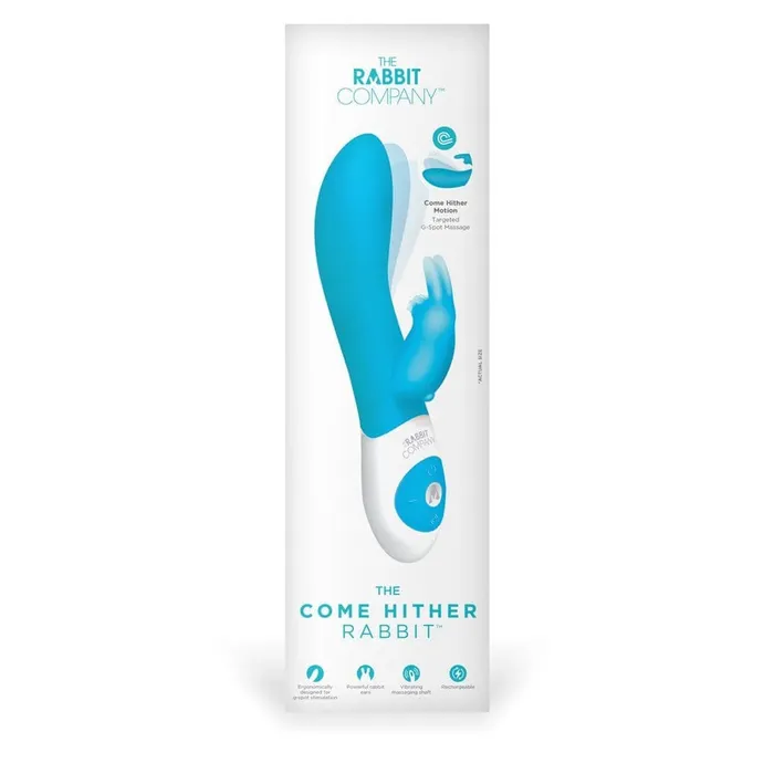 Vibrators The Rabbit Company The Come Hither Rabbit Blue The Rabbit Company