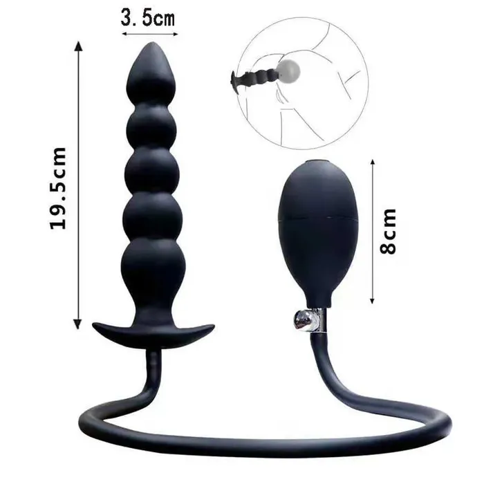 Big Inflatable Butt Plug Adult Toys Anal