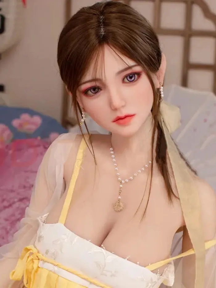 Male Sex Toys JX Doll F5017160cm5ft3 D Cup Wennie Asian Silicone Sex Doll JX Doll