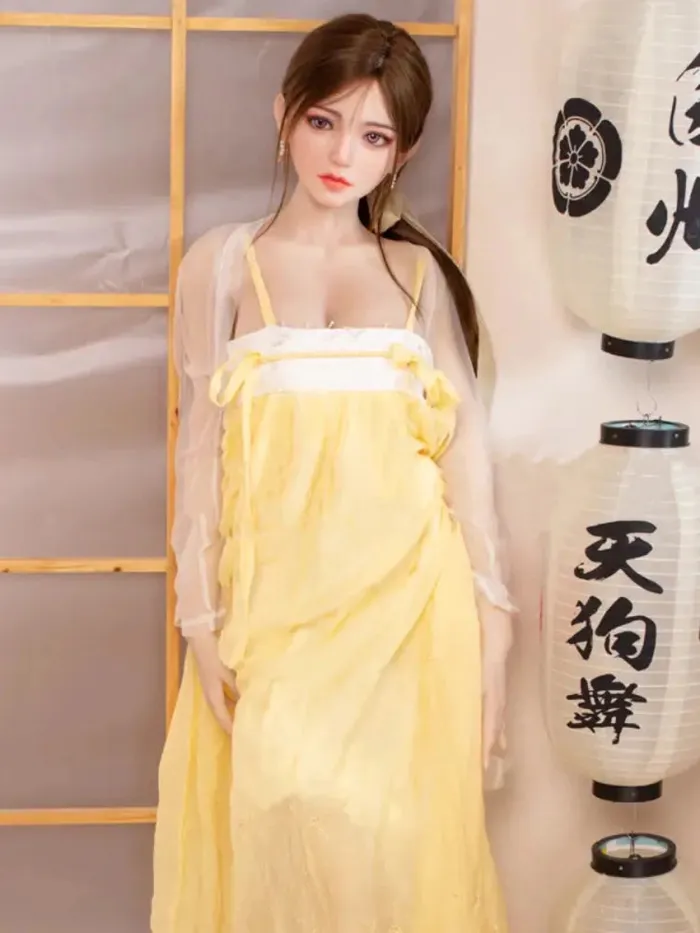 Male Sex Toys JX Doll F5017160cm5ft3 D Cup Wennie Asian Silicone Sex Doll JX Doll